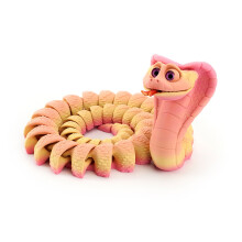 3D-gedruckte Kobras, 3D-gedrucktes Tier-Zappelspielzeug,-A 3