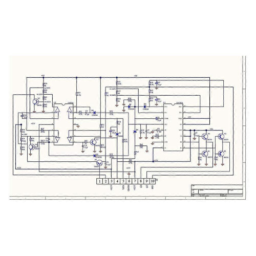 Placa de acionamento de potência comutada push-pull de estágio frontal para inversor EG7500, compatível com KA7500. 2