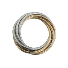 Unique Retro Snake Chain Wristband Layered-Double color matchin
