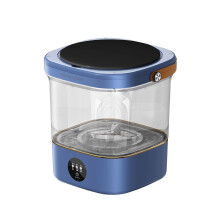 Tragbare 12-Liter-Waschmaschine, zusammenklappbar, großer-Blau