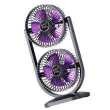 Mobiler, doppelflügelloser Ventilator, komplettes,-Lila