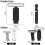 USB Clip Folding LED Reading Light Portable Rechargeable Book Light 6 Brightness 4