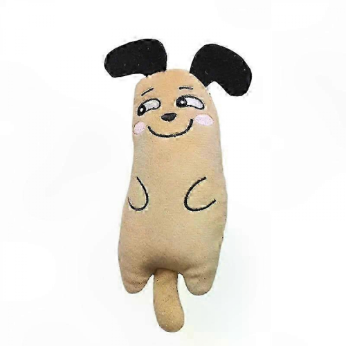 Interactive Plush Kitten Toy with Catnip Chewable Squeaky Play Accessory for Pets - 2