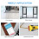 100 Pack Scraper Plastic Replacement Blades, Plastic Blades for Hob Scraper, Replacement Blades Used for Window, Floor 5