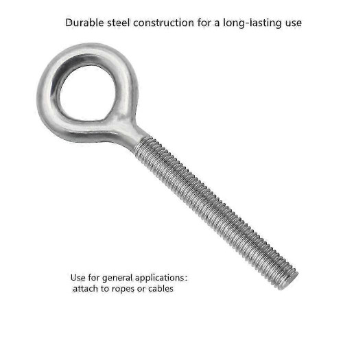 12PCS M6 x 70mm 304 Stainless Steel Ring Threaded Rods Set compatible with Secure Fixing 2