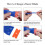 4 Pcs Plastic Razor Scraper Tools with 100 Pcs Plastic Razor Blades Sticker Remover Scraper for Stickers Labels Decals 4