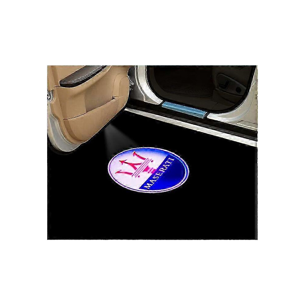 Compatible With Maserati Welcome Ghibli Levante Ghibli Ambient Laser Door Projector Style 2 Light 6083684334276