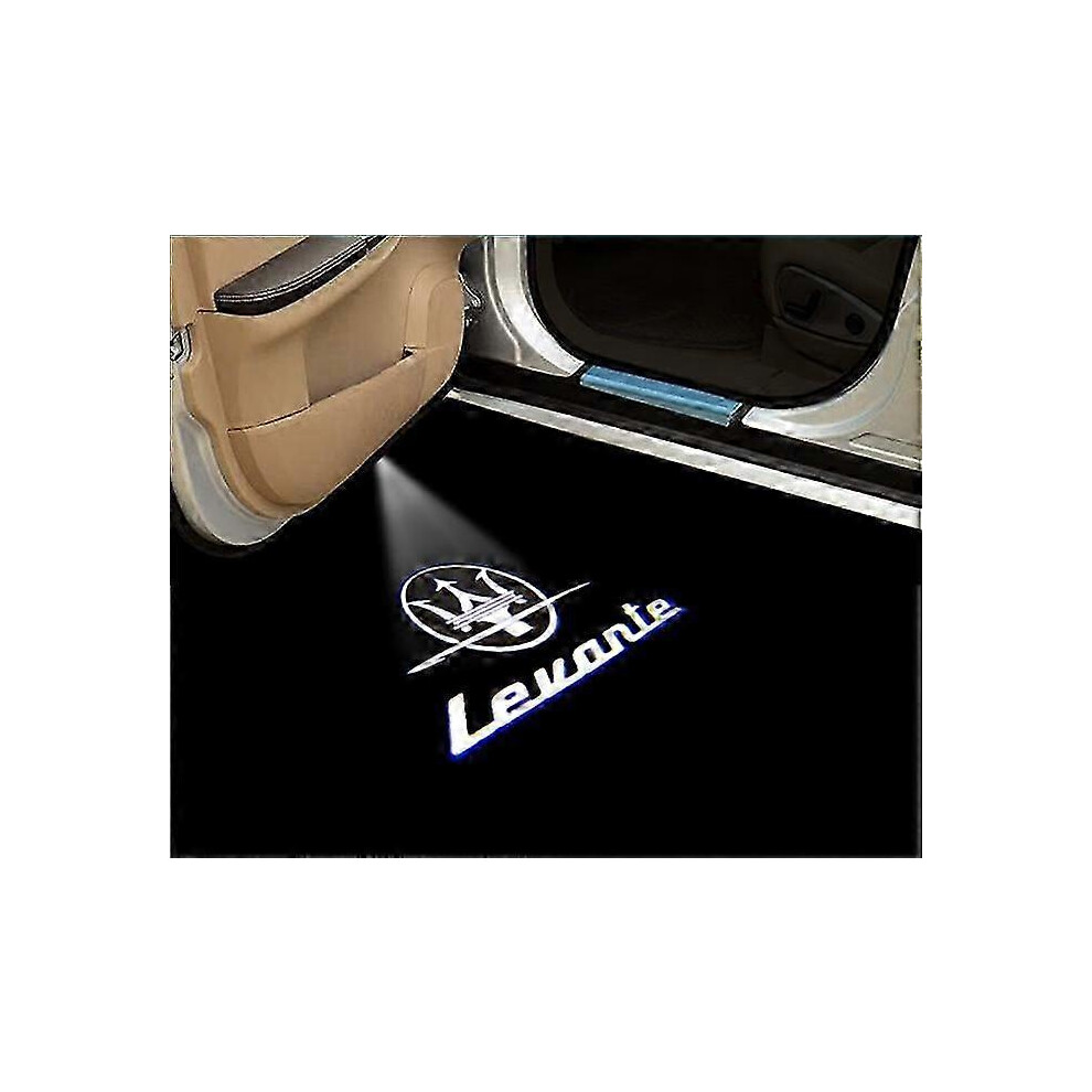 Compatible With Maserati Welcome Ghibli Levante Ghibli Ambient Laser Door Projector Style 1 Light 6083684334269