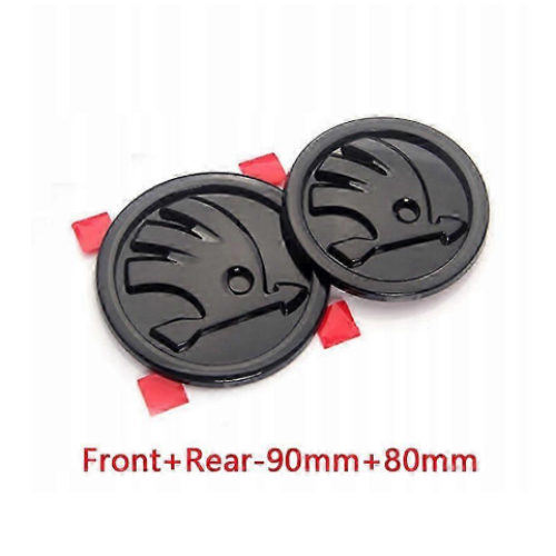 emblemi per auto Skoda compatibili con 80 mm e 90 mm tiaogu