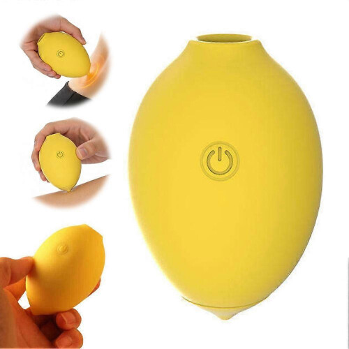 Little Lemon Shaped Handheld Massager Waterproof 12 Intensity Modes Quiet
