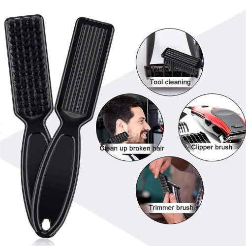 50 Pcs Barber Clipper Cleaning Brushes Plastic Handle Nylon Bristles compatible with H 1
