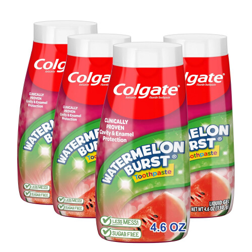 Colgate Colgate Toothpaste WatermelonBurst-4.6 Ounce 4Pack