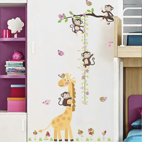 Height Chart Wall Stickers Children's Room Kindergarten Removable Stickers 1