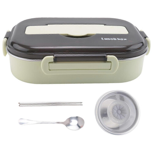 1.5L Thermal Insulation Bento Lunch Box Tableware Set compatible with Student 1