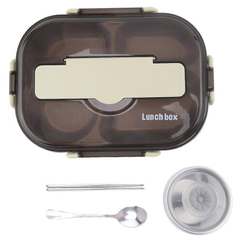 1.5L Thermal Insulation Bento Lunch Box Tableware Set compatible with Student 2
