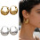 Delicate Handbag Shaped Studs Earrings With Intricate Cut-Gold 3