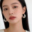 Delicate Handbag Shaped Studs Earrings With Intricate Cut-Gold 5