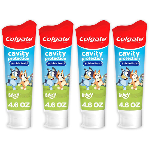 Colgate Colgate Kids Bluey Toothpaste 4 Pack, 4.6 Oz