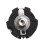 2pcs black battery holders compatible with 3 x 1.5V AAA batteries, compatible with flashlight 5
