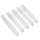 100pcs clear plastic test tubes with white screw caps, sample containers, 12x75mm 2