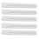 100pcs clear plastic test tubes with white screw caps, sample containers, 12x75mm 3