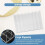 4 pcs clear acrylic fixable CD/DVD display storage organizer stand 5