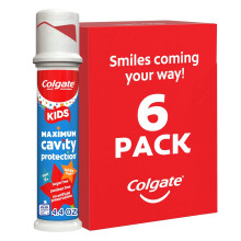 Colgate Kids Toothpaste 4.4 Ounce, 6 Pack