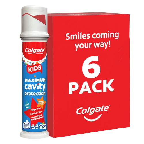Colgate Colgate Kids Toothpaste  4.4 Ounce, 6 Pack