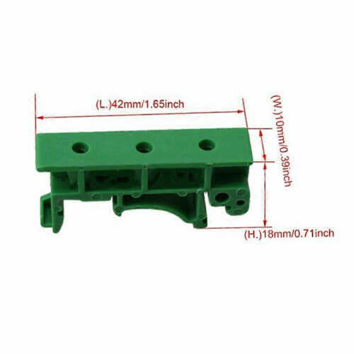 20 pcs DRG-01 PCB compatible with DIN 35 rail mounting holder adapter 1
