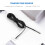 2m NTC Thermistor Temperature Sensor, 10K 1% 3950, Waterproof Probe Wire, Black 3