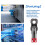 100pcs RJ45 Port Ethernet LAN Hub Dust Cover Plug Cap Blocking Protector with Proprietary Lock 5