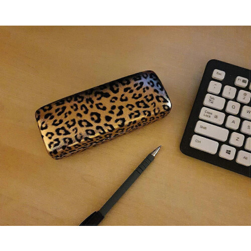 Glasses Case - Ladies Eyeglasses Case - Hard Shell Case with Microfibre Clean 1