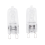 20Pcs G9 Halogen Light Bulbs,40W Clear Halogen Lamps Dimmable,2800K 3