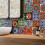 24pcs Self-adhesive 3D Mosaic Tile Stickers compatible with Kitchen Bathroom Wall 4