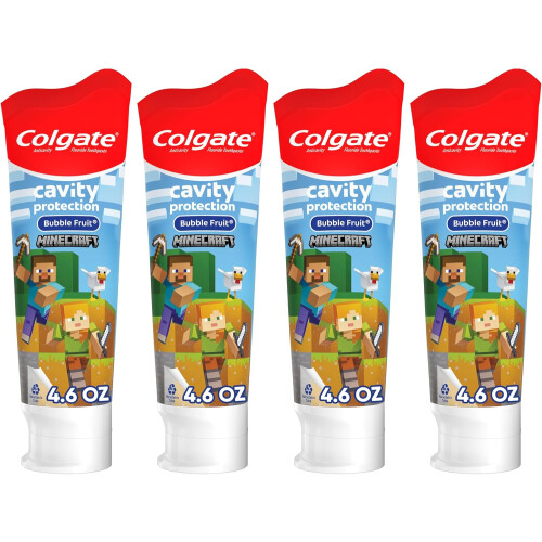 Colgate Colgate Minecraft Kids Toothpaste 4.6 oz, 4 Pack