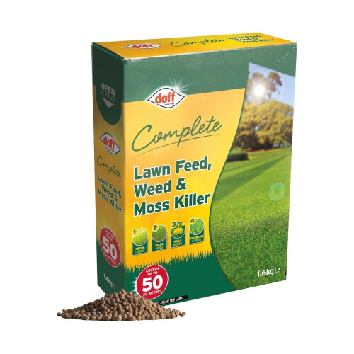 Doff Doff Lawn Feed Weed & Moss Killer 1.6kg Granules