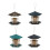 Weatherproof extendable Wild Bird Feeding System-Green 2