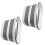 Paar ruimtebesparende flexibele watercontainers,-16 liter grijs 1
