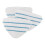 3-piece Steam Cleaner Replacement Pads Triangular Washable Microfiber Mop Head Pads 3
