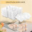 36-piece Clear Plastic Egg Trays, Storage Containers compatible with Refrigerator Household Use 4