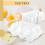 36-piece Clear Plastic Egg Trays, Storage Containers compatible with Refrigerator Household Use 5
