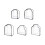 Clear TPU Purse Storage Bag Multiple Sizes For Home-5 6