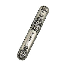 Retro-Nadelhalter-Aufbewahrungsbox aus Metall,-Silber