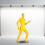 Body unisex giallo in spandex, altezza 155-165 cm 5