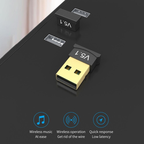 Adattatore USB 2.0 Bluetooth 5.0 per Windows 10/11 1