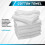 7-pack White Cotton Face Towels 30x30cm 4