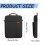Draagbare tablethoes 13,3 inch grijs 3