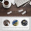 20pcs Cable Fastening Clamp Desktop Cable Management Clip Holder USB Cable Organizer 4