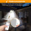Outdoor Solar Light with Motion Detector, 90LED Separable Solar Panel Floodlight 3