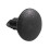 48pcs black plastic 5mm x 5mm hole diameter rivets mounting push clips 4
